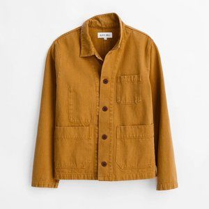 Alex Mill Women's Britt Work Jacket in Recycled Denim (Golden Khaki)